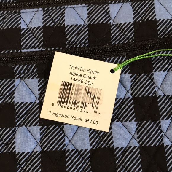 Vera Bradley Triple Zip Hipster Crossbody Bag - Picture 10 of 10